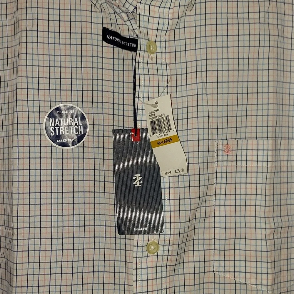 IZOD 4XL Button Down Dress Shirt - Picture 2 of 5